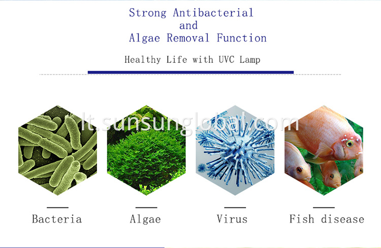 Geros kokybės, efektyvus akvariumo UV sterilizatorius